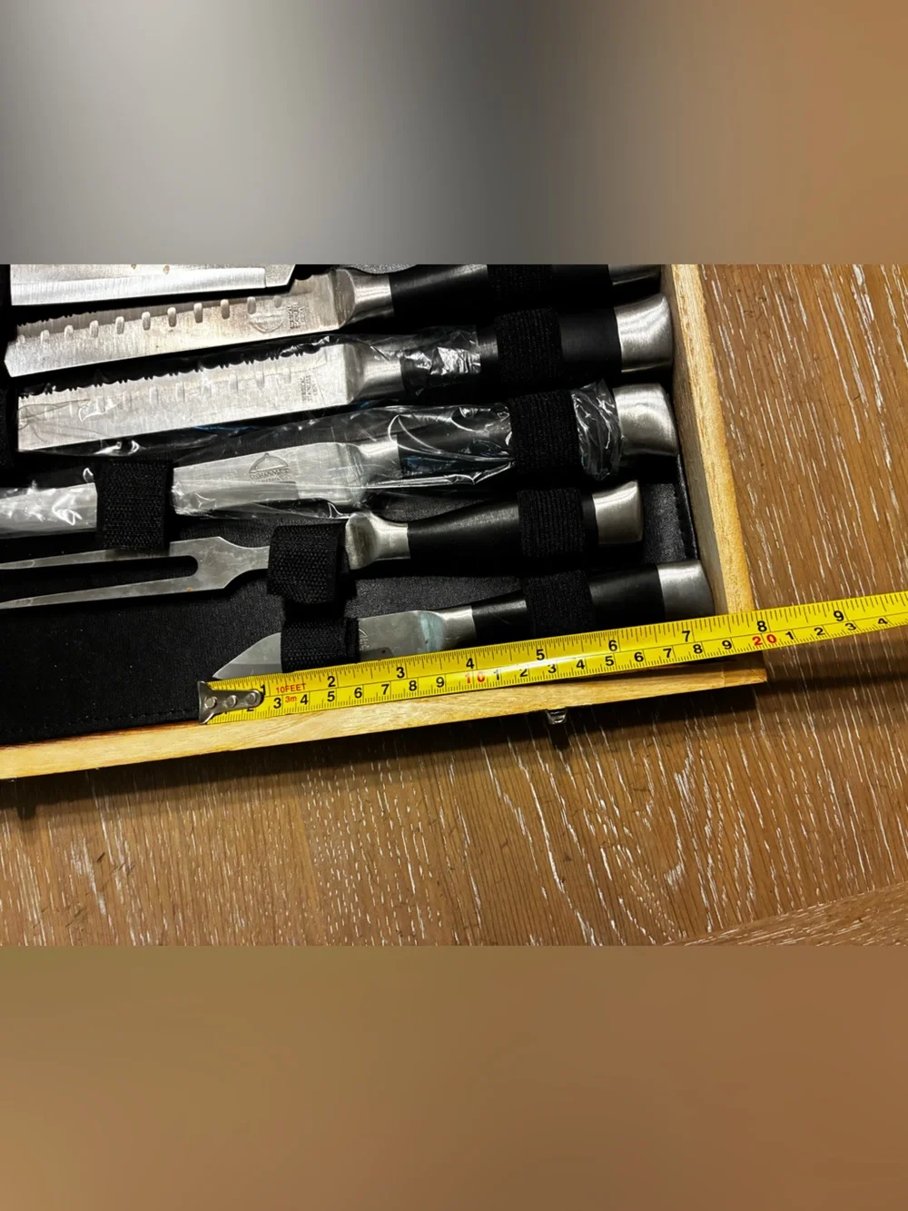 Gourmet Tradition Stainless Steel industrial Carving and Serving Knife Set